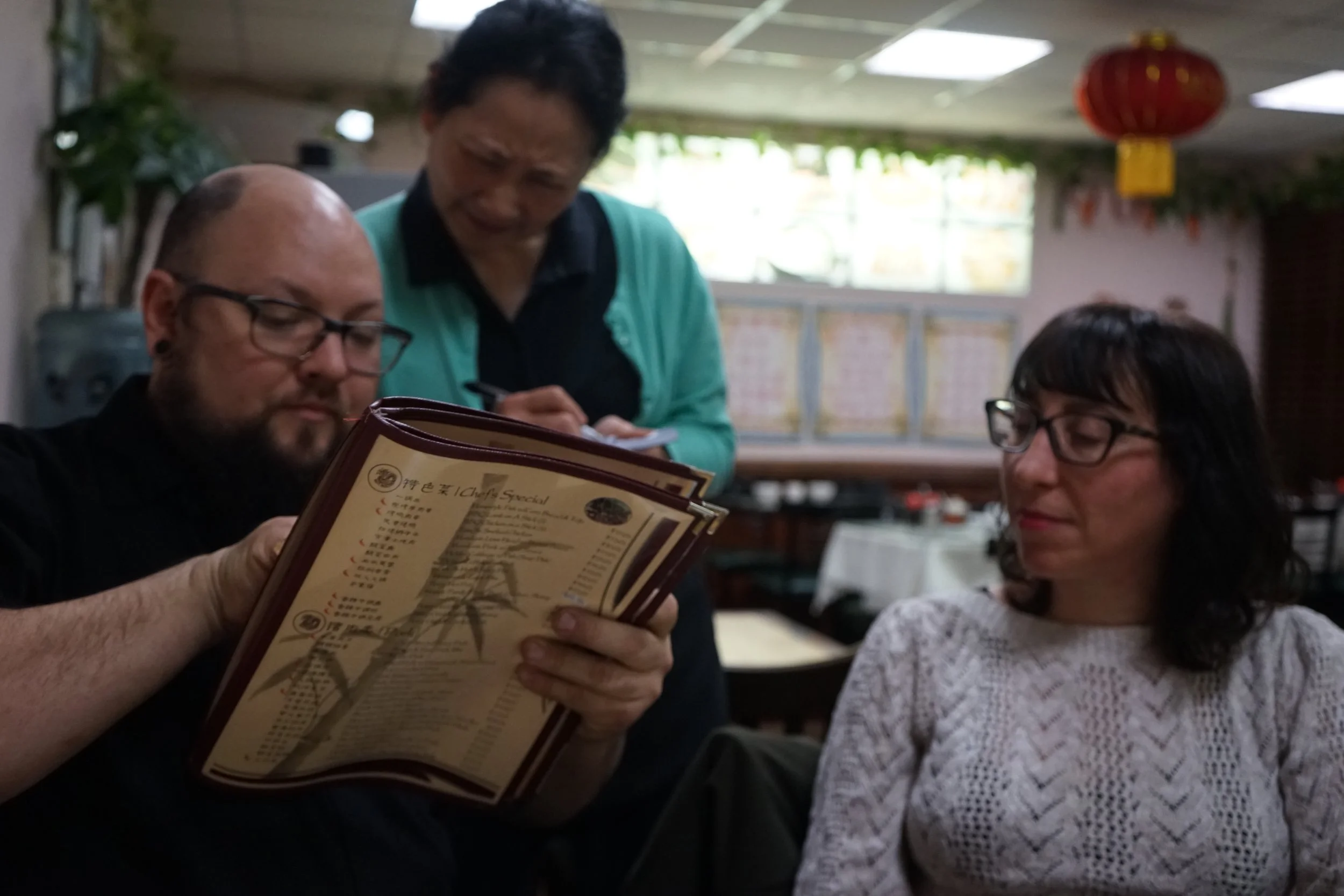 Going to a restaurant with people who know exactly what to order off of the menu. 