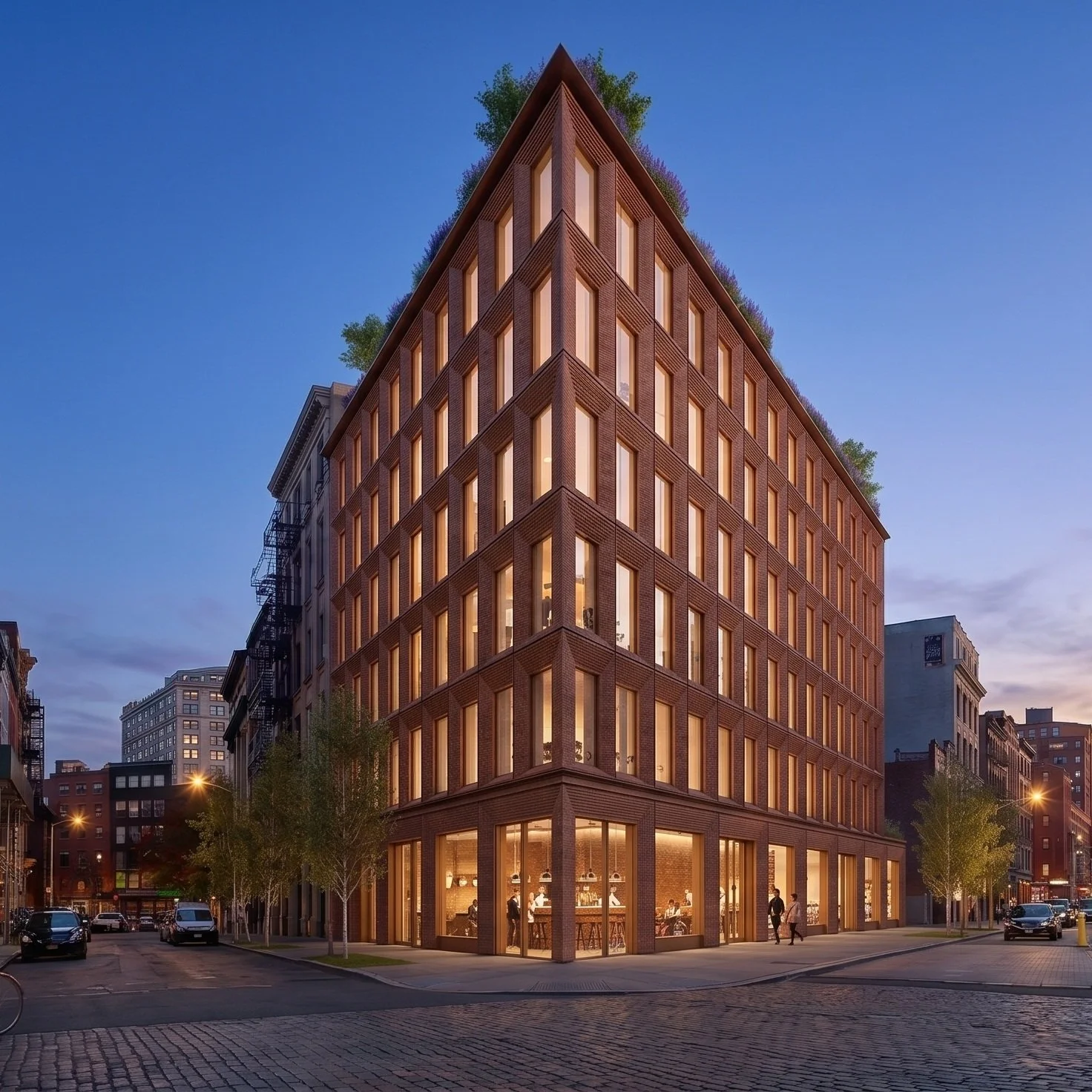 Nice in-house Renderings of our New Ground Up Mixed Use Building on White Street in TriBeCa in Downtown Manhattan.

@kurv_architecture / Alex Loyer Hughes AIA - Architect of Record

@navaarchitecture - Developer / Original Concept (with DXA) and Inte