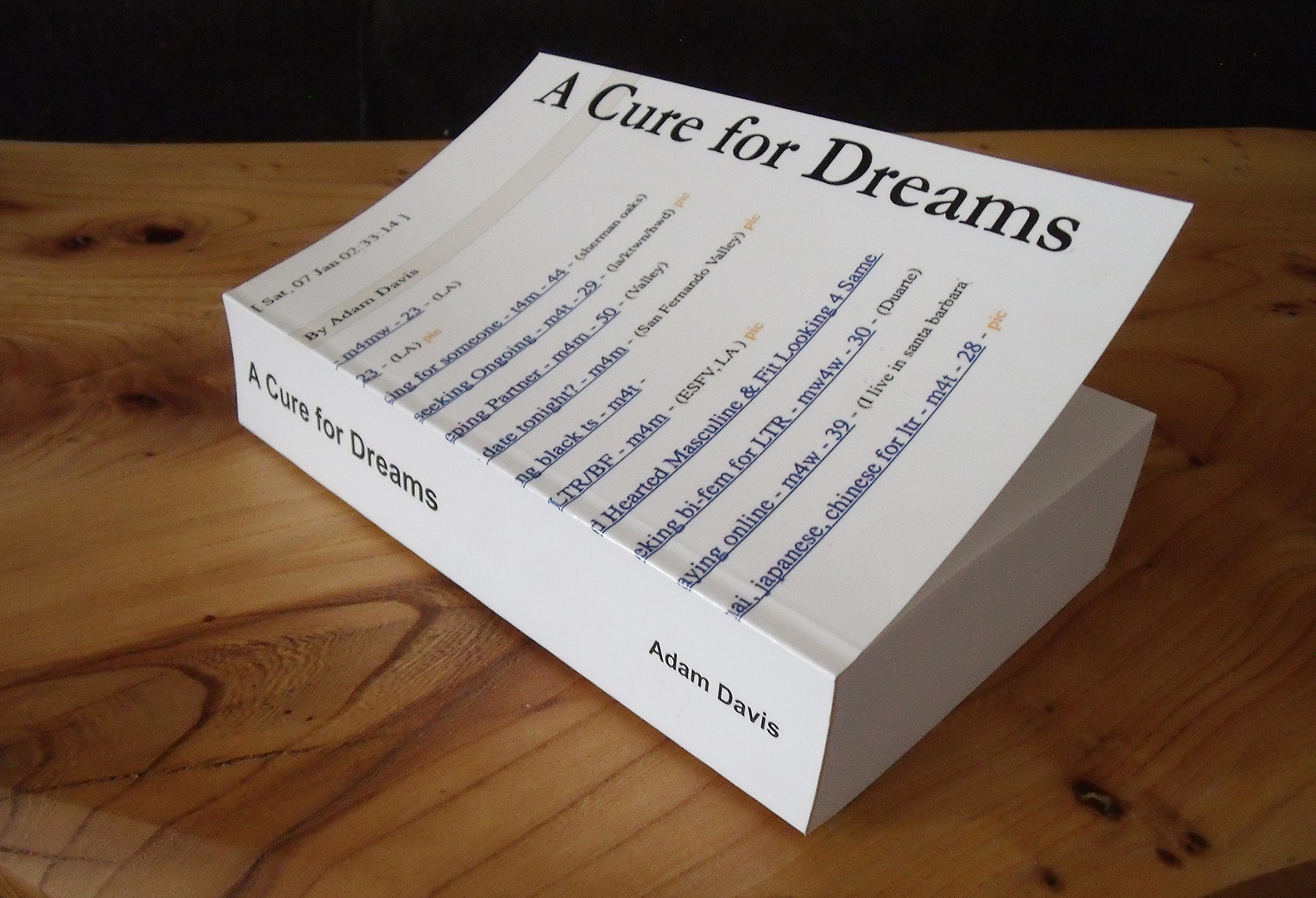 A Cure For Dreams Book.jpg