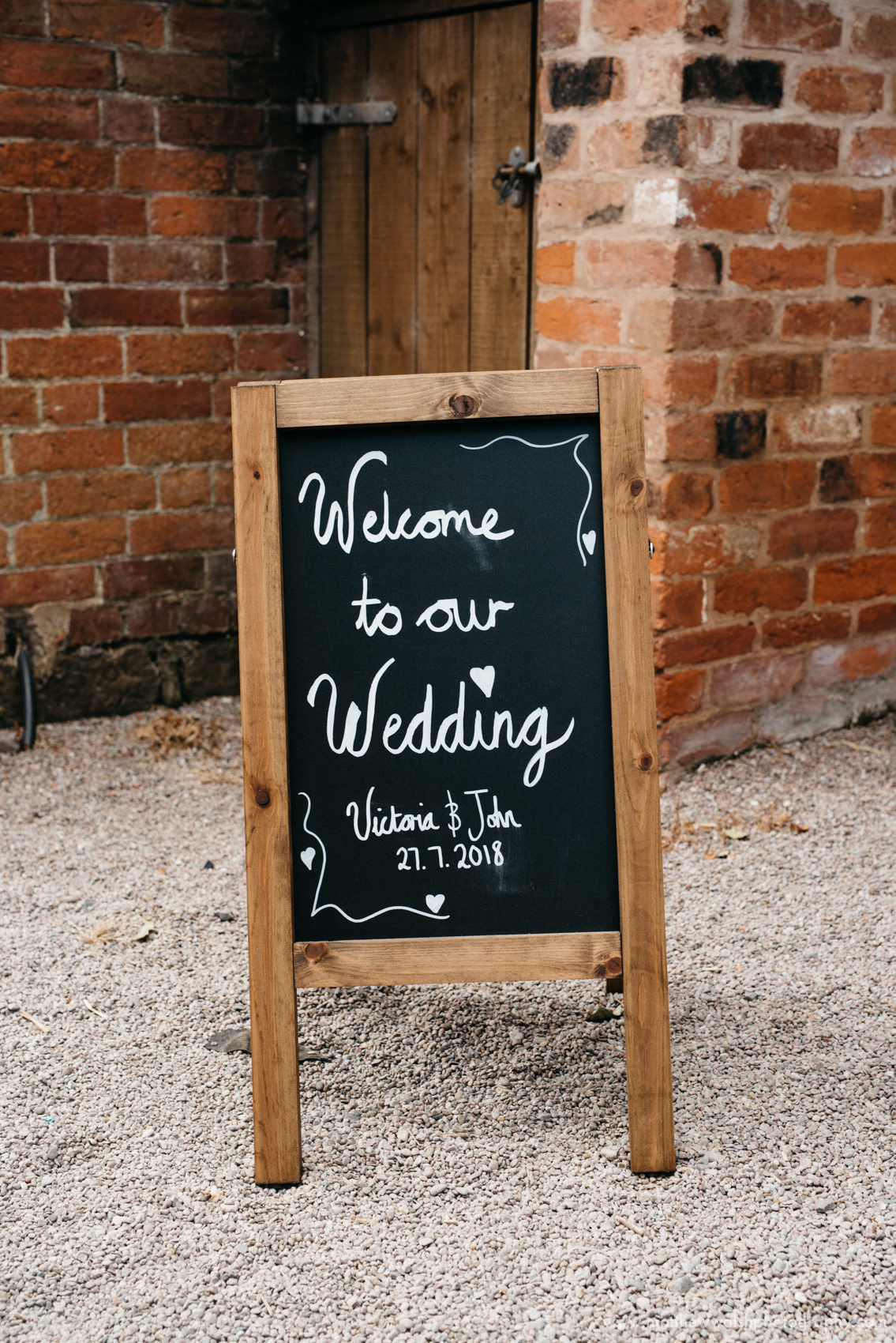 Welcome to our wedding signpost
