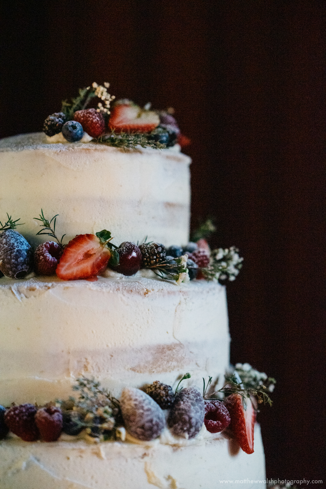 A very tasty looking wedding cake