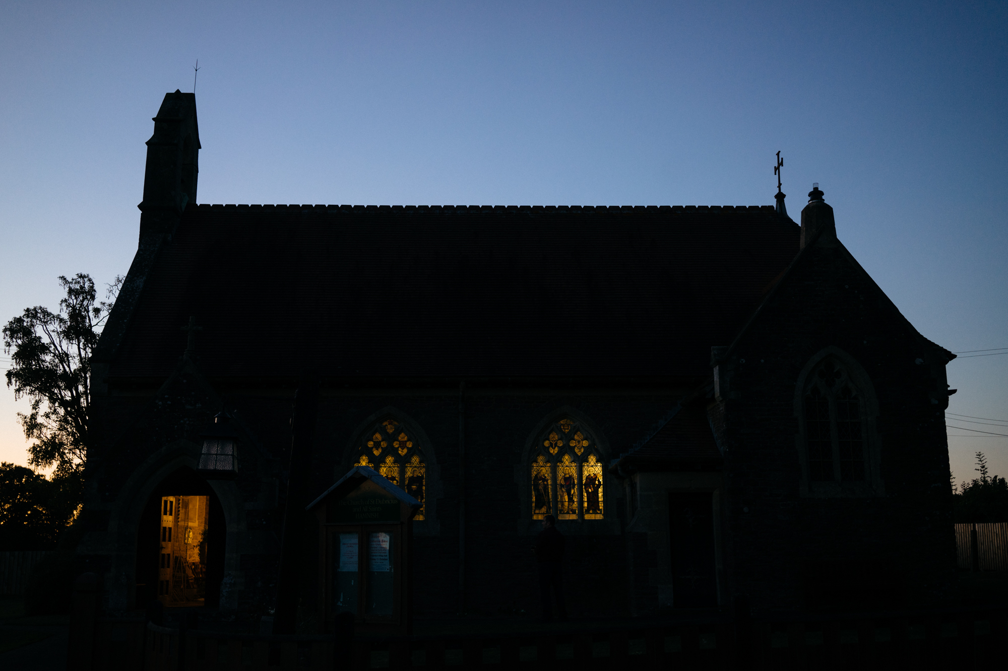 The Church at night