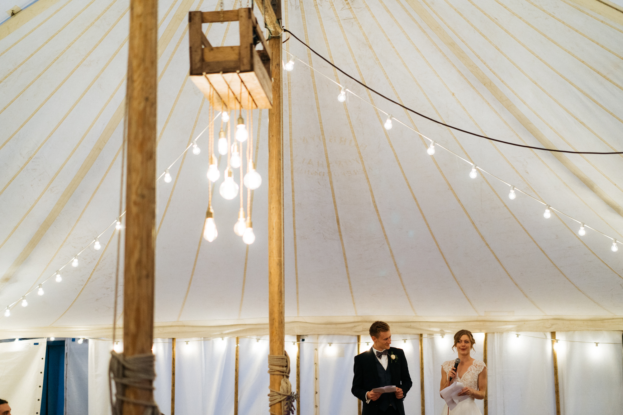 Speeches in the Marquee