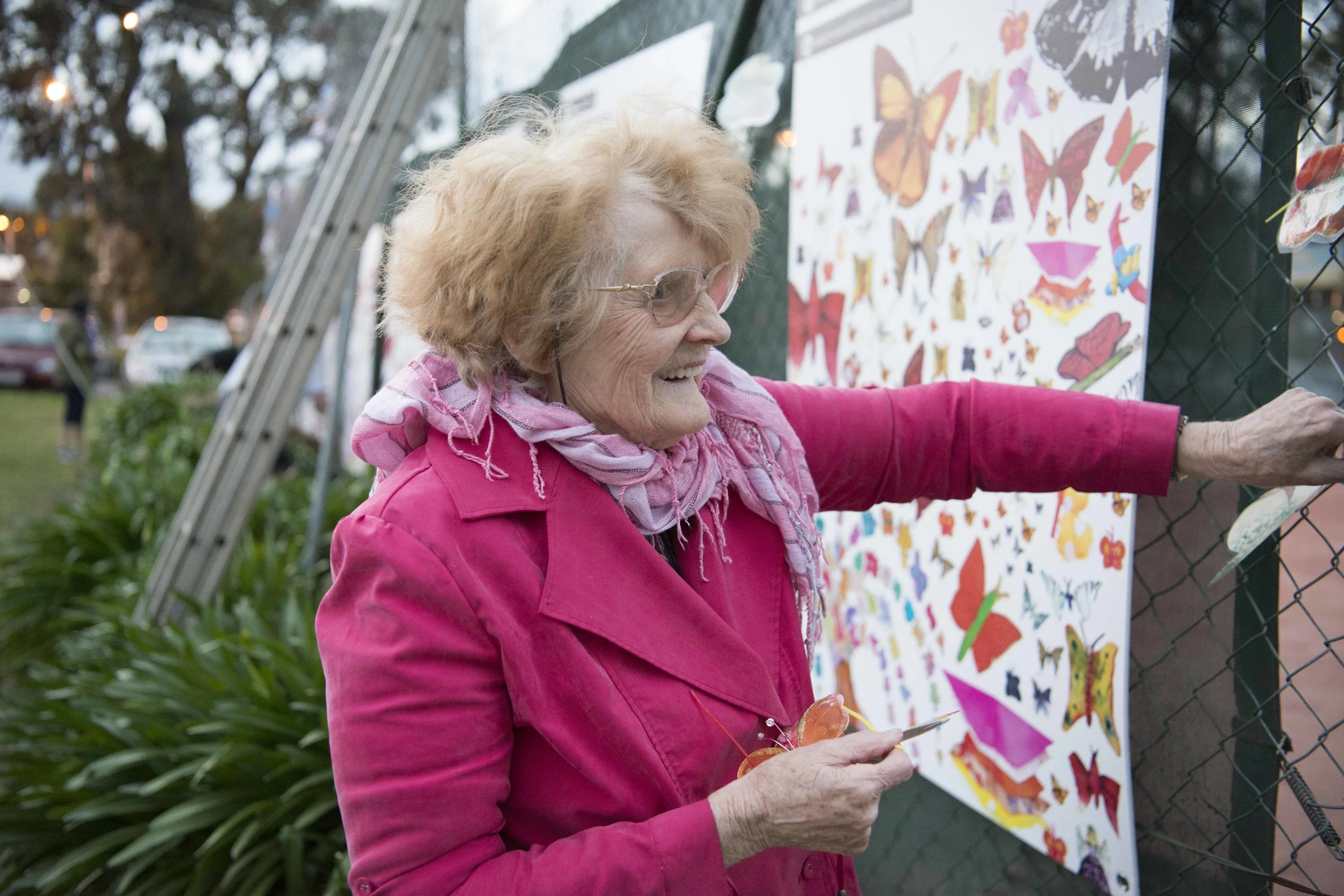 Glenise turns art ninja.