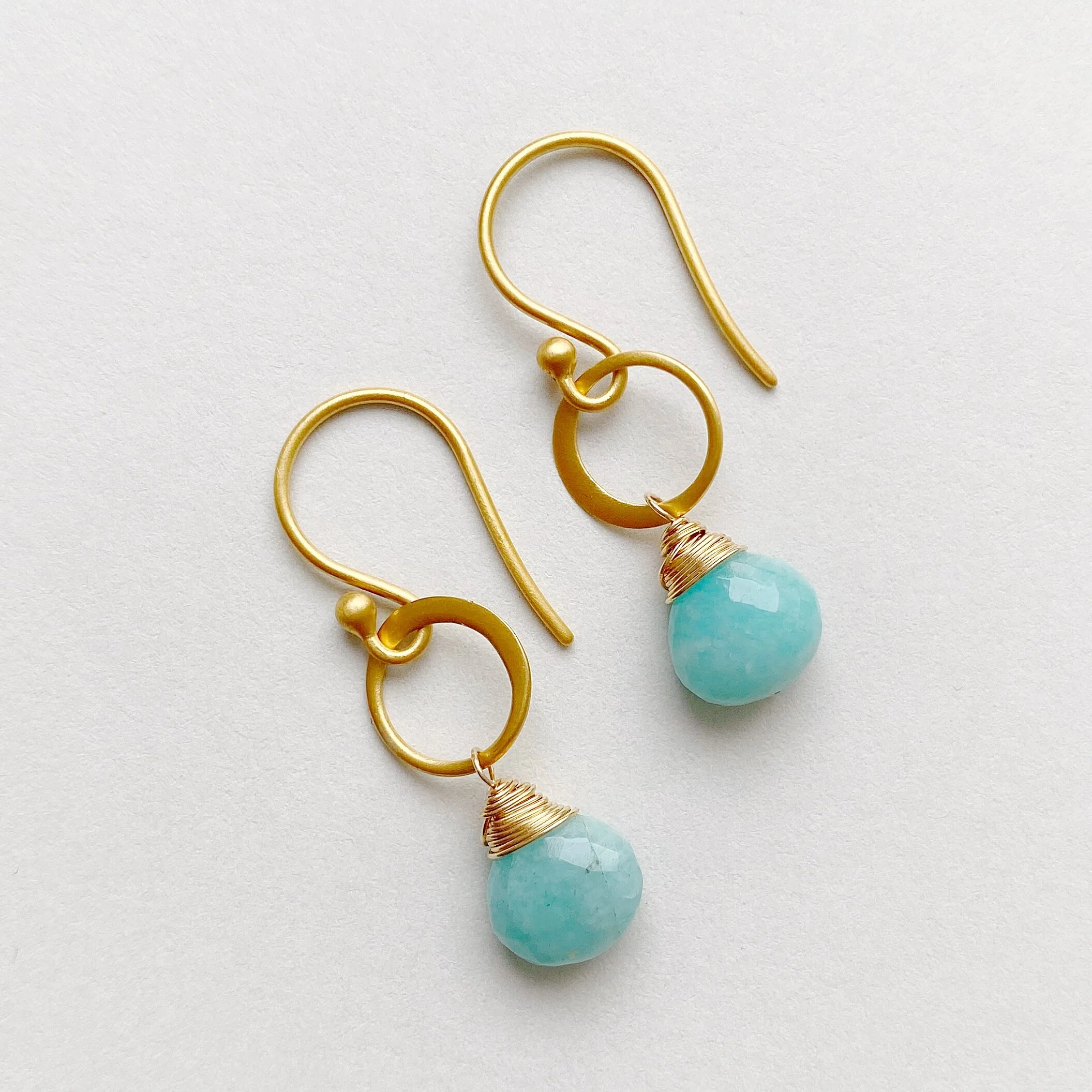 Amazonite Harriet Earrings