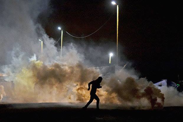 Tear gas on the Jungle New Years Eve and it was CALM!