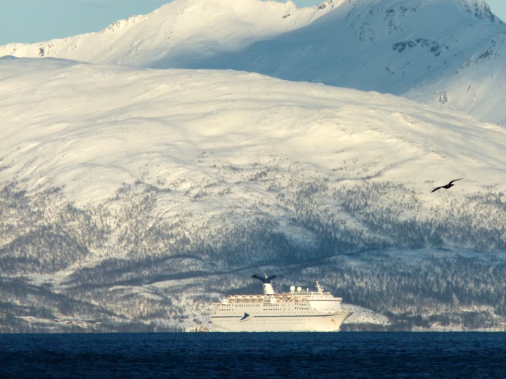 hiking tromso winter