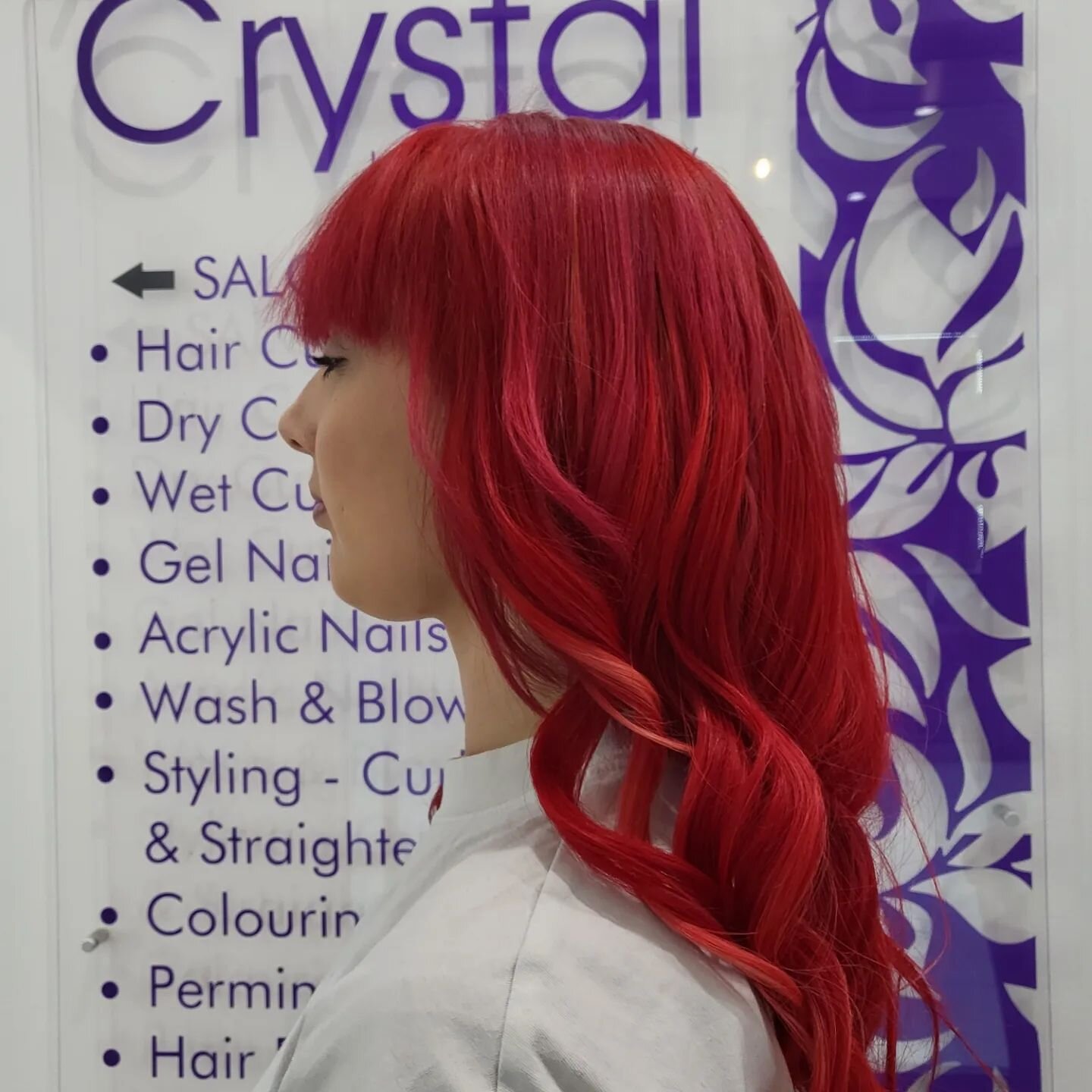 Hair Extensions fitting at Crystals by our very Senior Hair Tech Eva. #haircolouring #la #haircurling