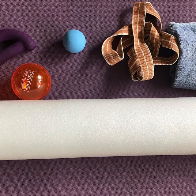 Friday-Little R &amp; R for tomorrow&rsquo;s 9:45 pop-up class. Restore and Release those tired muscles and achy joints.  You will need a soft roller and some tennis, lacrosse or the &ldquo;Tight Hip Twisted Core&rdquo; ball, a yoga strap or towel an