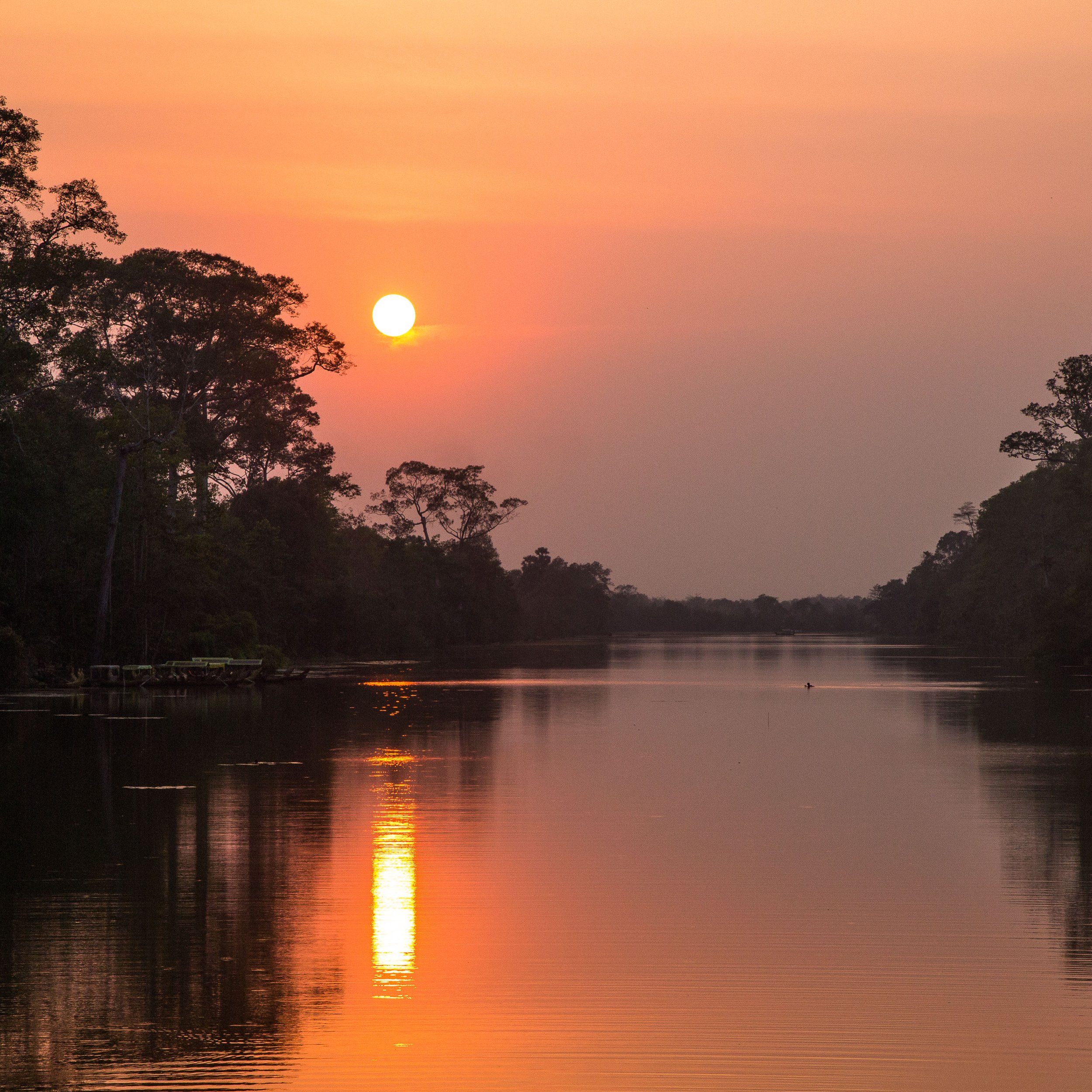 Sunset at Angkor Thom Cambodia