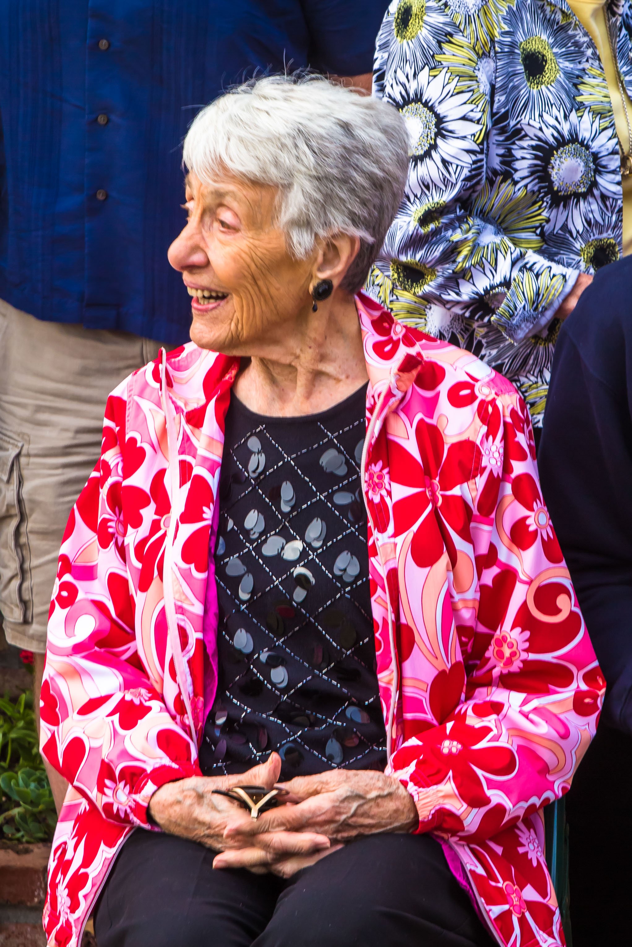 Emma Beck at birthday 100.