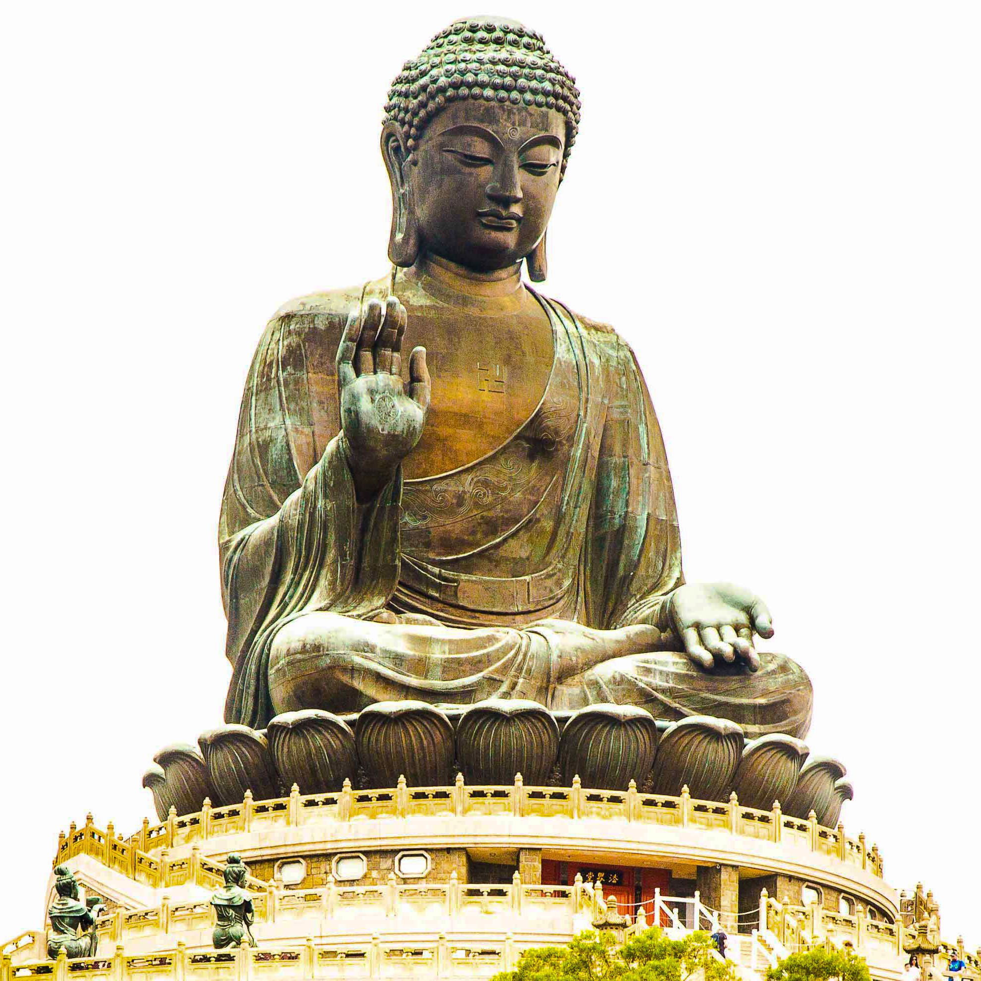 The huge bronze Budda. Hong Kong