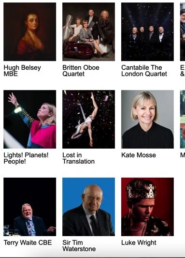 Holt Festival: Art, Music, Literature, Theatre, Dance, Comedy...