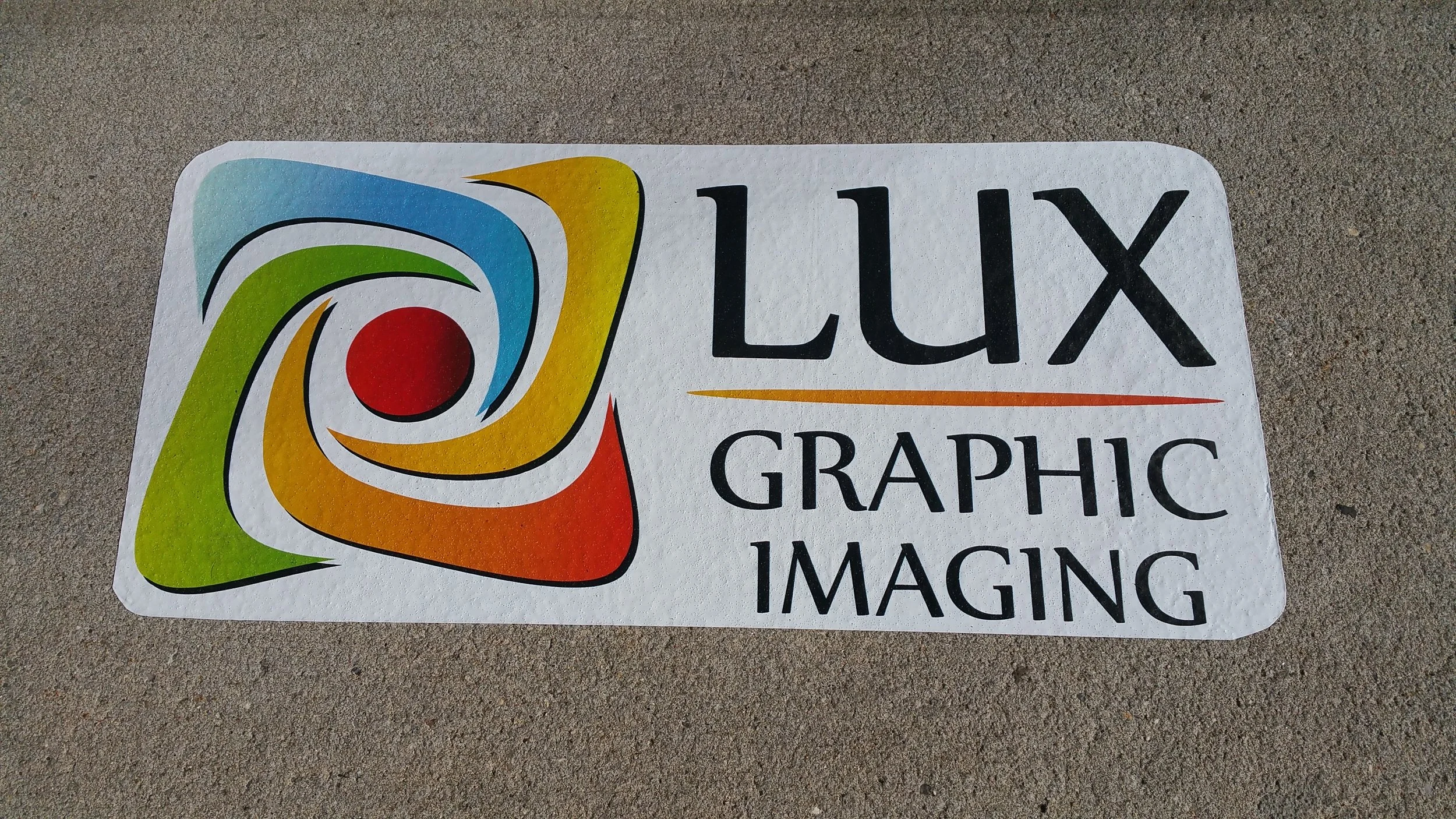 Printable Aluminum Concrete Graphics