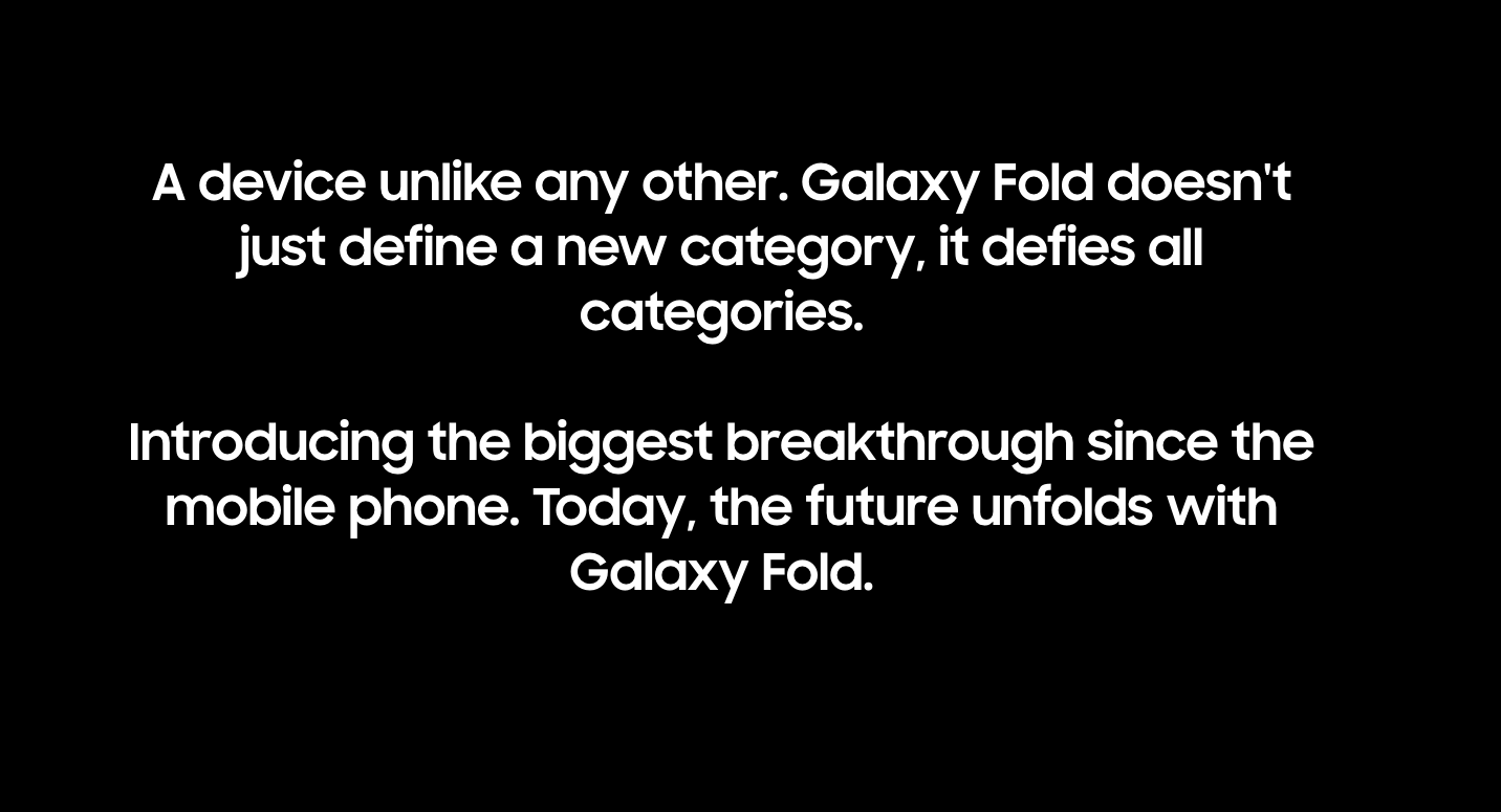 Galaxy Fold Introduction