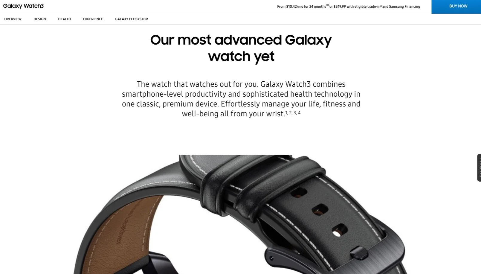 Galaxy Watch3 Introduction