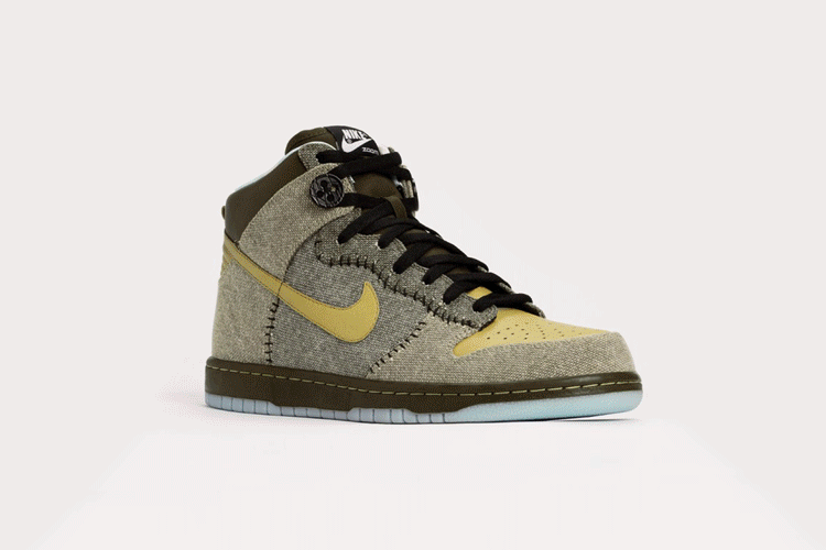 Design a custom dunk with Nike's EVP of Design, 3000 limited edition shoes bundled with movie trinkets.