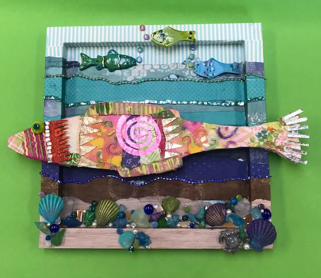Collage Fish Workshop