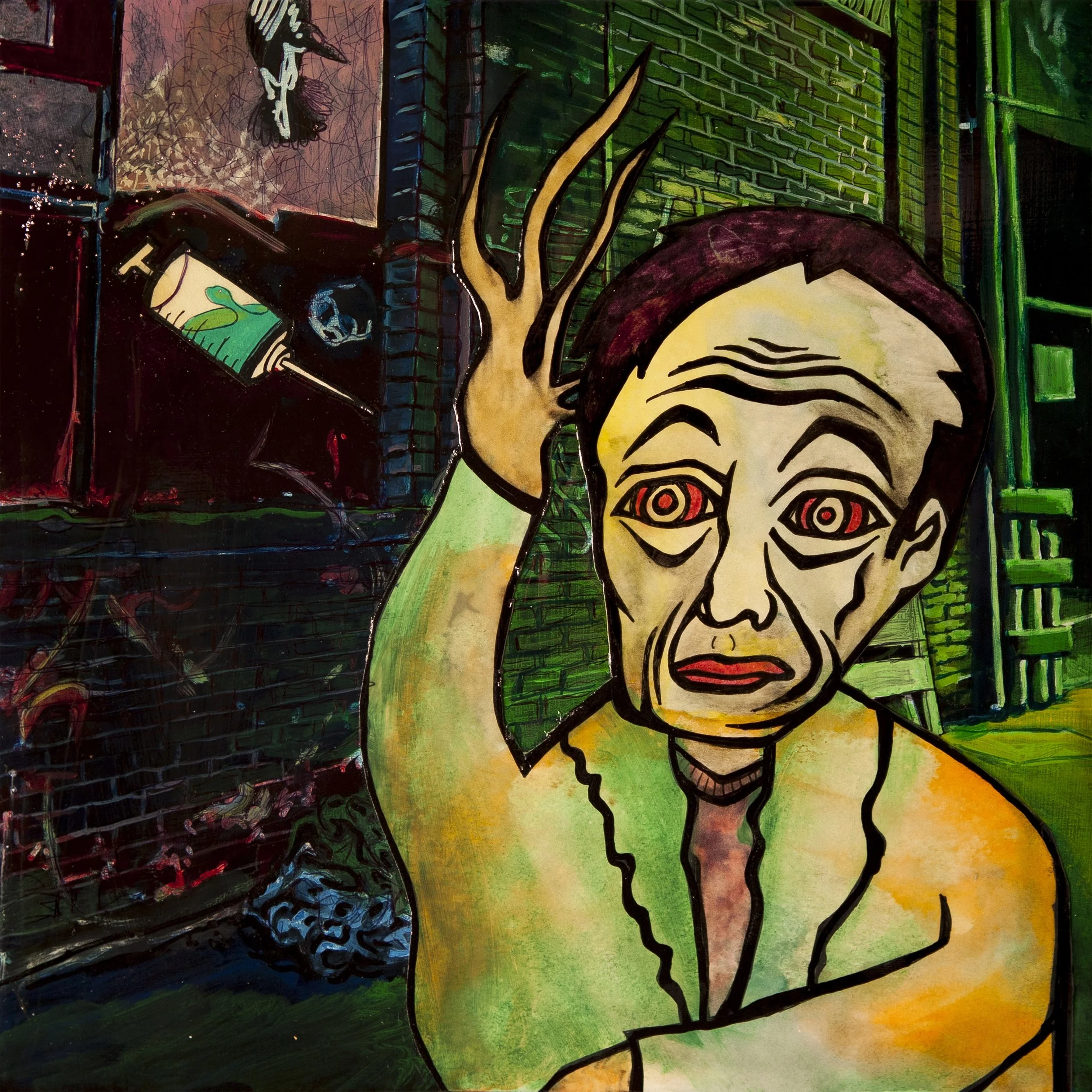 The being saw an aquaintance. It was Lloyd. He had been a guidance counselor at a high school. Now he was something very different.