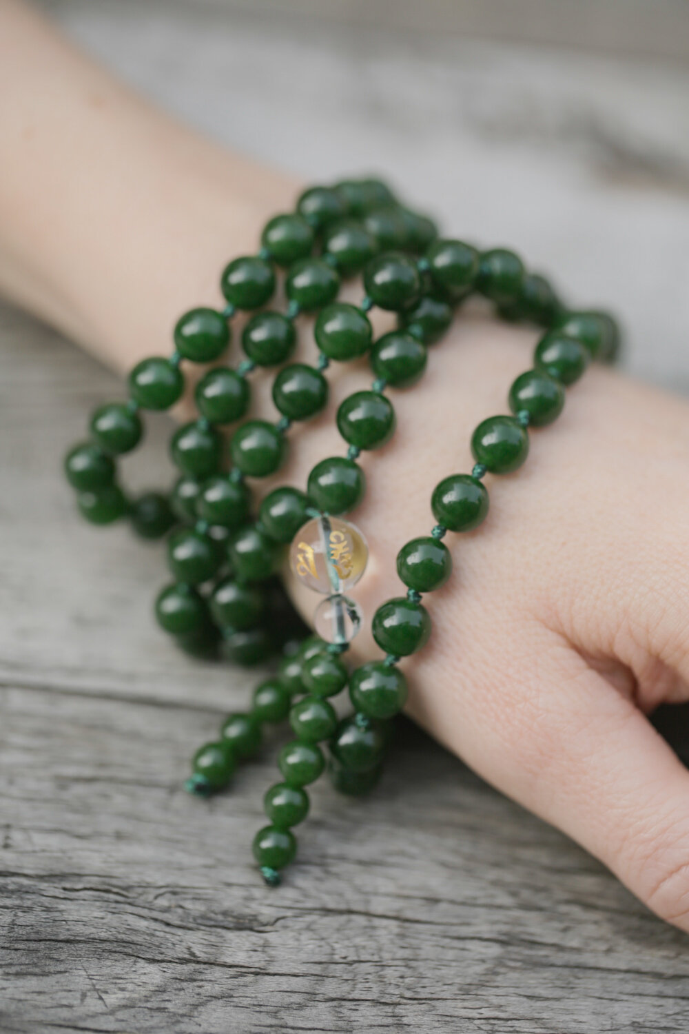 Jade Mala, 108 beads — SAGRADA