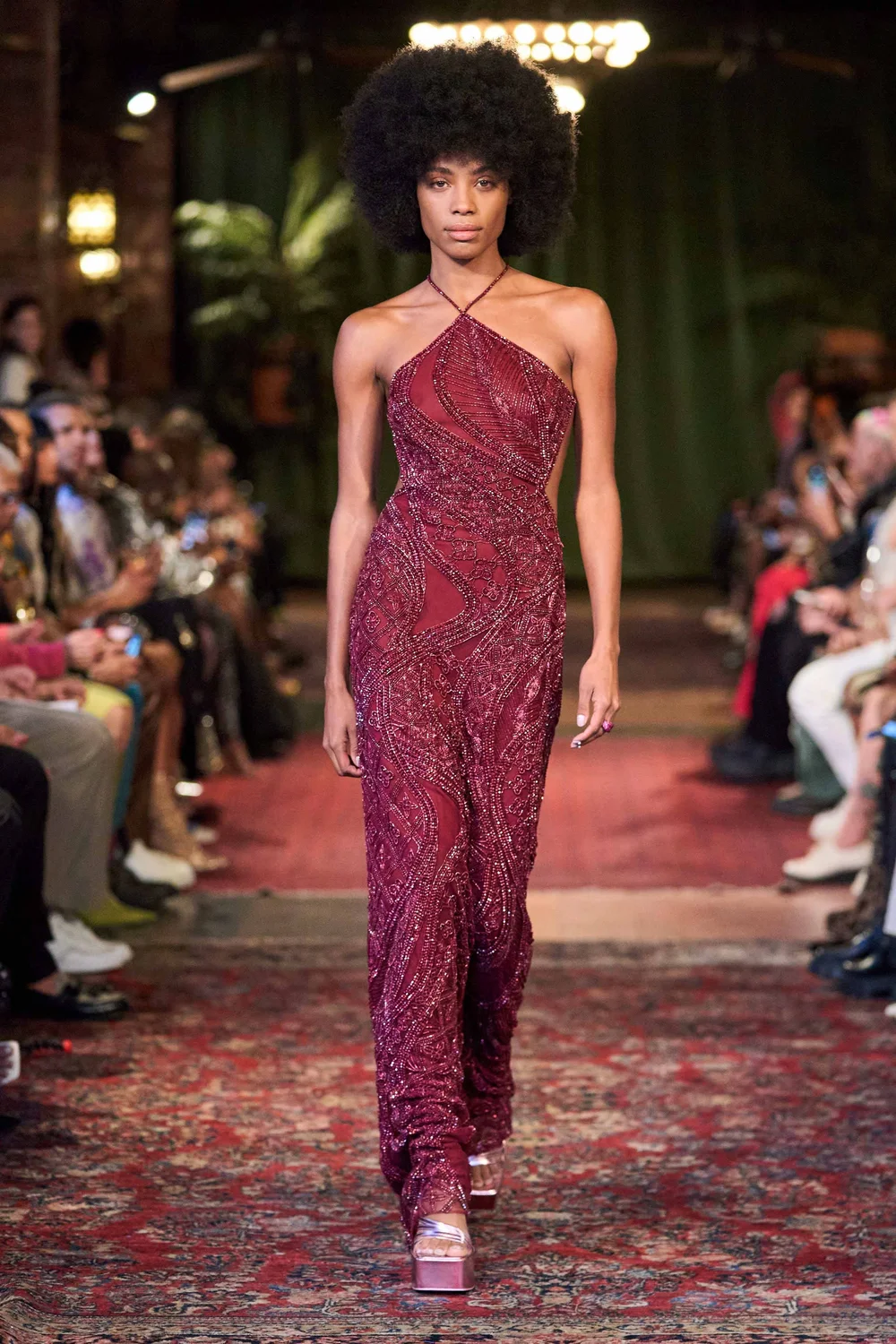 MISSION FIG SERPENTINE LACE DRESS