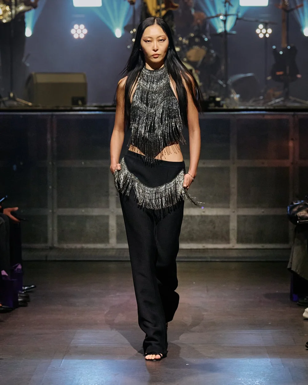 LE ALBA FRINGE TOP AND SKIRT