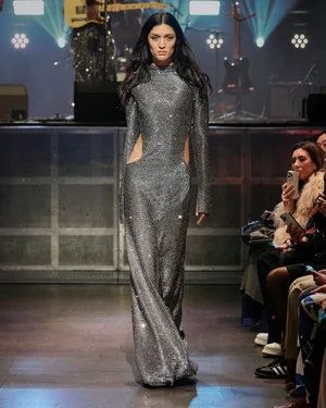 RADIEUX DECO SILVER DRESS