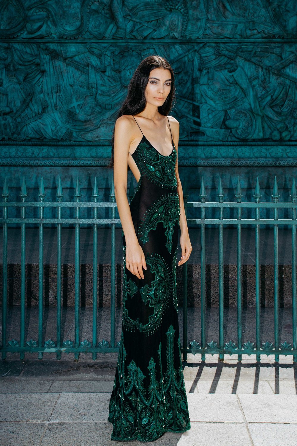 cucculelli shaheen green dress GATEWAY — Wedding Edit
