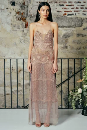 BLUSH DREAM WEAVER DRESS