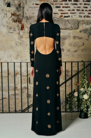 GOLD LANTERNA DRESS