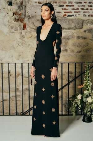 GOLD LANTERNA DRESS