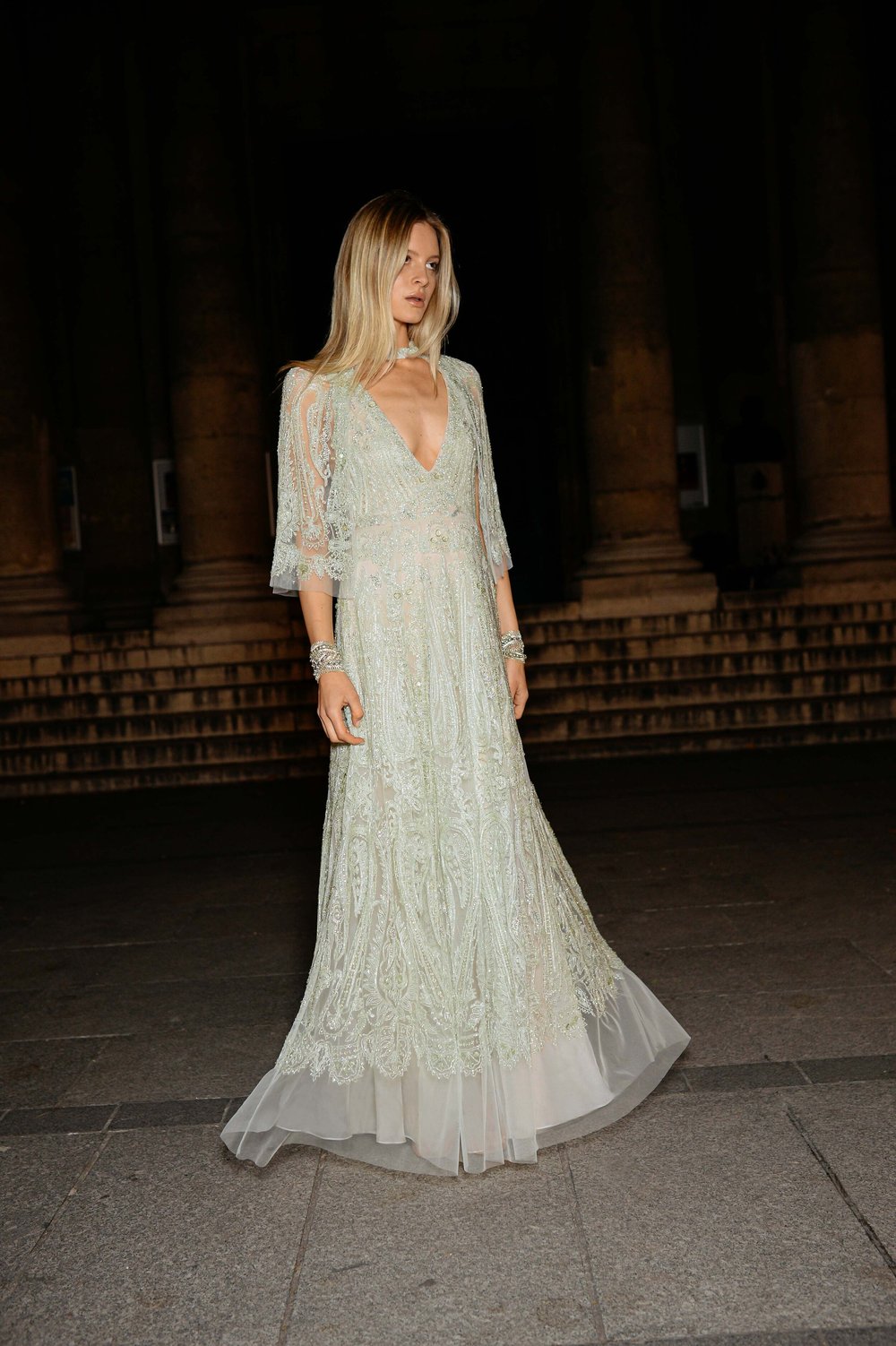 LUMINOUS LACE CAPELET