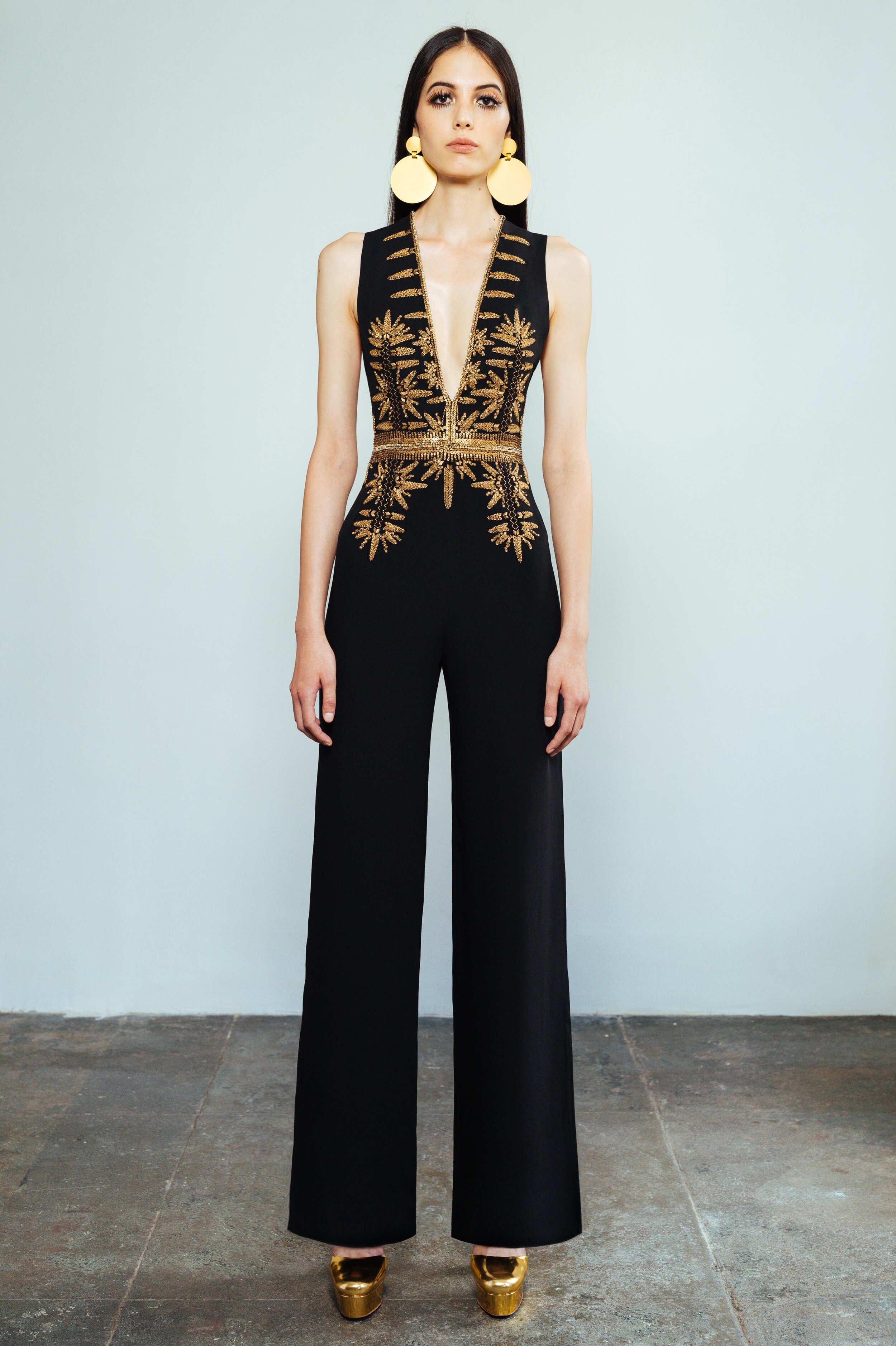 BLACK ARROWS JUMPSUIT — CUCCULELLI SHAHEEN