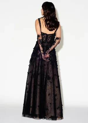 NIGHT LILY OF THE VALLEY DRESS