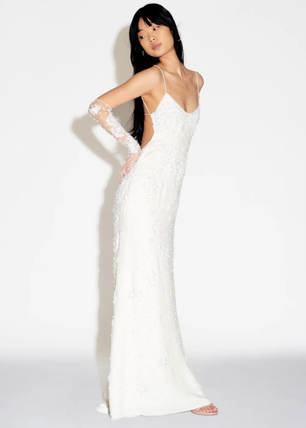 LILY OF THE VALLEY OPEN-BACK DRESS  CUCCULELLI SHAHEEN