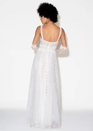 WHITE CONSTELLATION VEIL