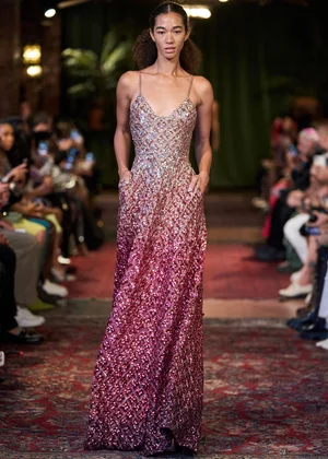 DEGRADÉ MEDALLION DRESS