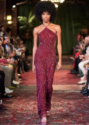 MISSION FIG SERPENTINE LACE DRESS