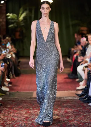 CRYSTAL RONDELS DRESS