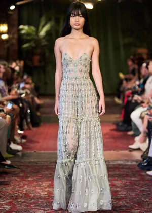 JADE SUNBURST MEDALLION DRESS