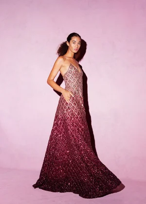 DEGRADÉ MEDALLION DRESS
