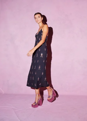 CRISTAUX MEDALLION DRESS