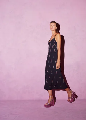 CRISTAUX MEDALLION DRESS