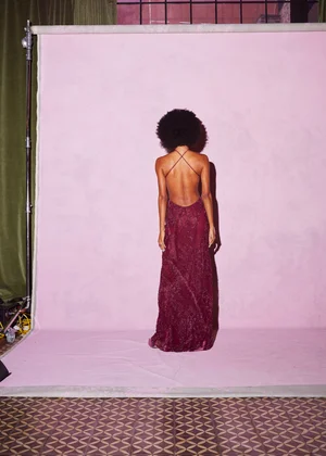 MISSION FIG SERPENTINE LACE DRESS