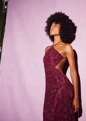MISSION FIG SERPENTINE LACE DRESS