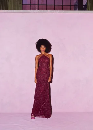 MISSION FIG SERPENTINE LACE DRESS