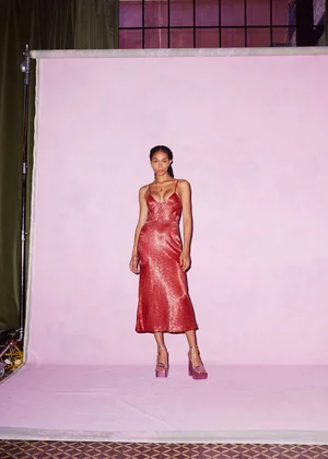 CARNELIAN SERPENT CRYSTALS DRESS