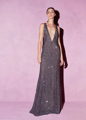 CRYSTAL RONDELS DRESS