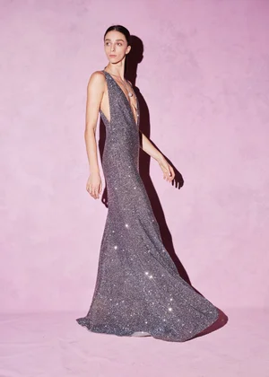 CRYSTAL RONDELS DRESS