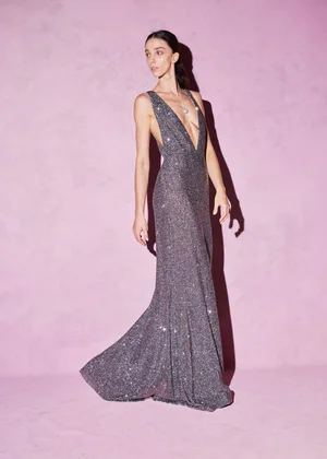 CRYSTAL RONDELS DRESS